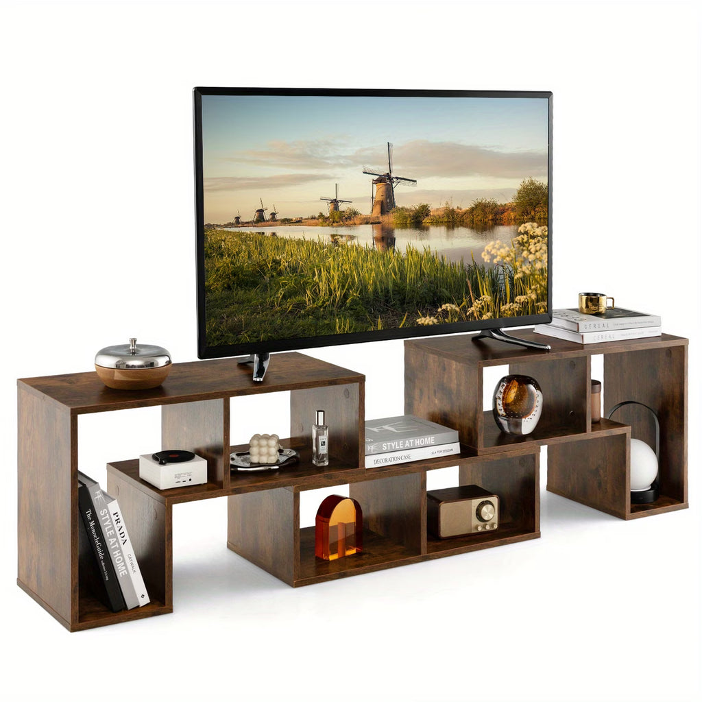 Meuble TV 3-en-1 en Bois style Japandi Modulable - ANEL
