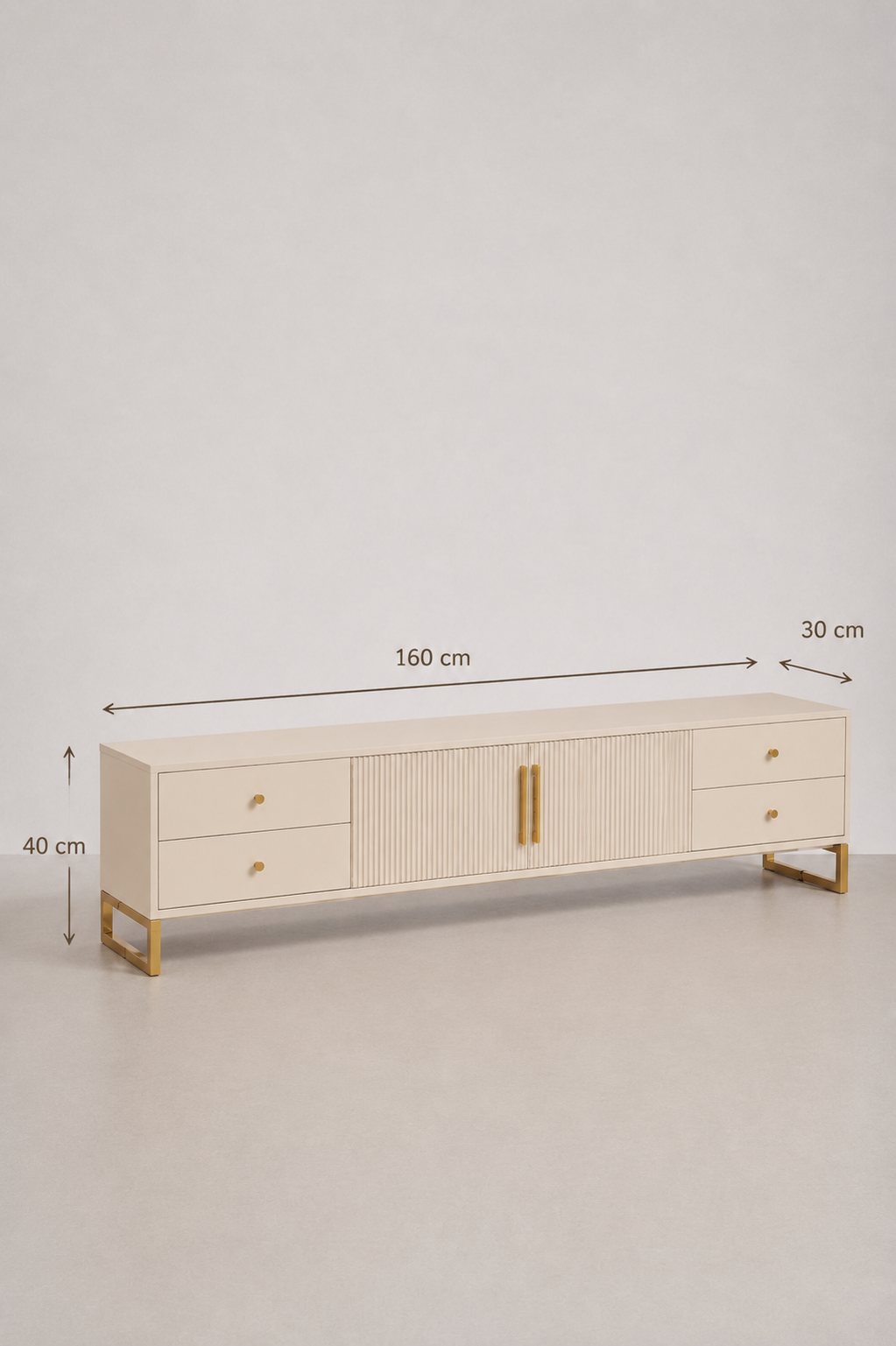 Meuble TV Minimaliste en Bois Clair Style Moderne