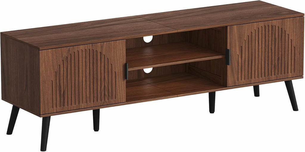 Meuble TV en Bois de Noyer style moderne du milieu du siècle GUAVO