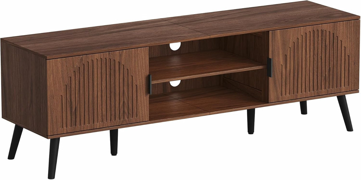 Meuble TV en Bois de Noyer style moderne du milieu du siècle GUAVO